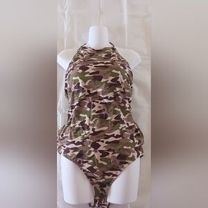 Full bottom camouflage swimsuit